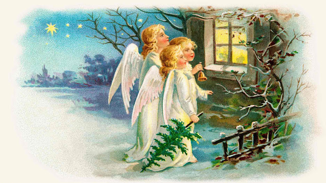 Free Christmas Angels HD Wallpapers for iPhone 5