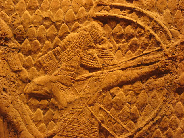 Arqueiros assírios: relevo permite imaginar os soldados de Senaquerib.