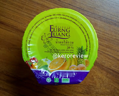 รีวิว เอื้องหลวง น้ำผลไม้รวม 20% Review Mixed Fruit Juice 20%, Eurng Luang Brand.