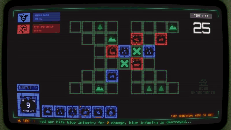 card battle screen