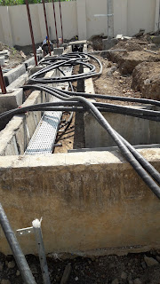 Photos of Cable Trench, Cable Support Structure and Cable Tray