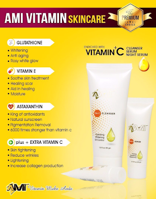 AMI Vitamin Skincare, review AMI Vitamin Skincare, vitamin skincare, ubat muka,