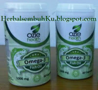 Jual Omega 3 Fish Oil ozie health Jakarta Bandung Banten Jogjakarta Semarang Surabaya Malang
