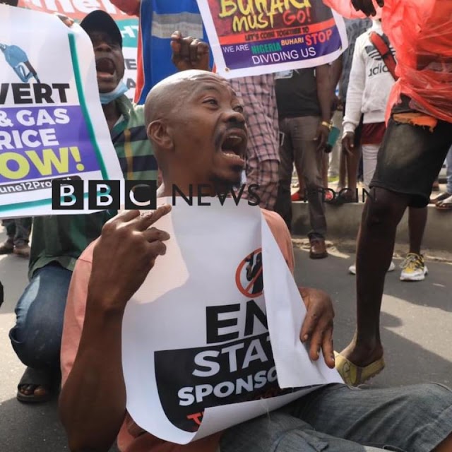 June 12: Protesters Arrested By Police In Ojota, Lagos (Pictures) -