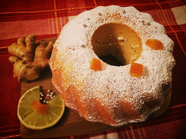 Torta bergamotto, zenzero e vaniglia