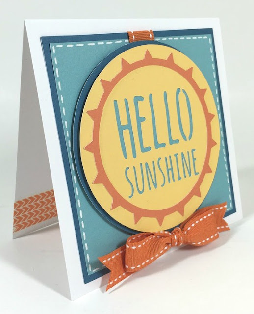 Cricut Hello Sunshine card