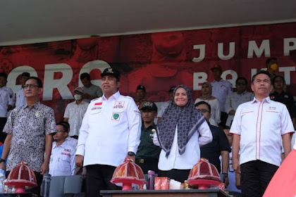 Bupati Maros Kukuhkan Suhartina Bohari sebagai Pembina PMI di Kegiatan Jumbara