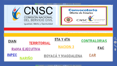 ▷ Convocatorias en Desarrollo CNSC