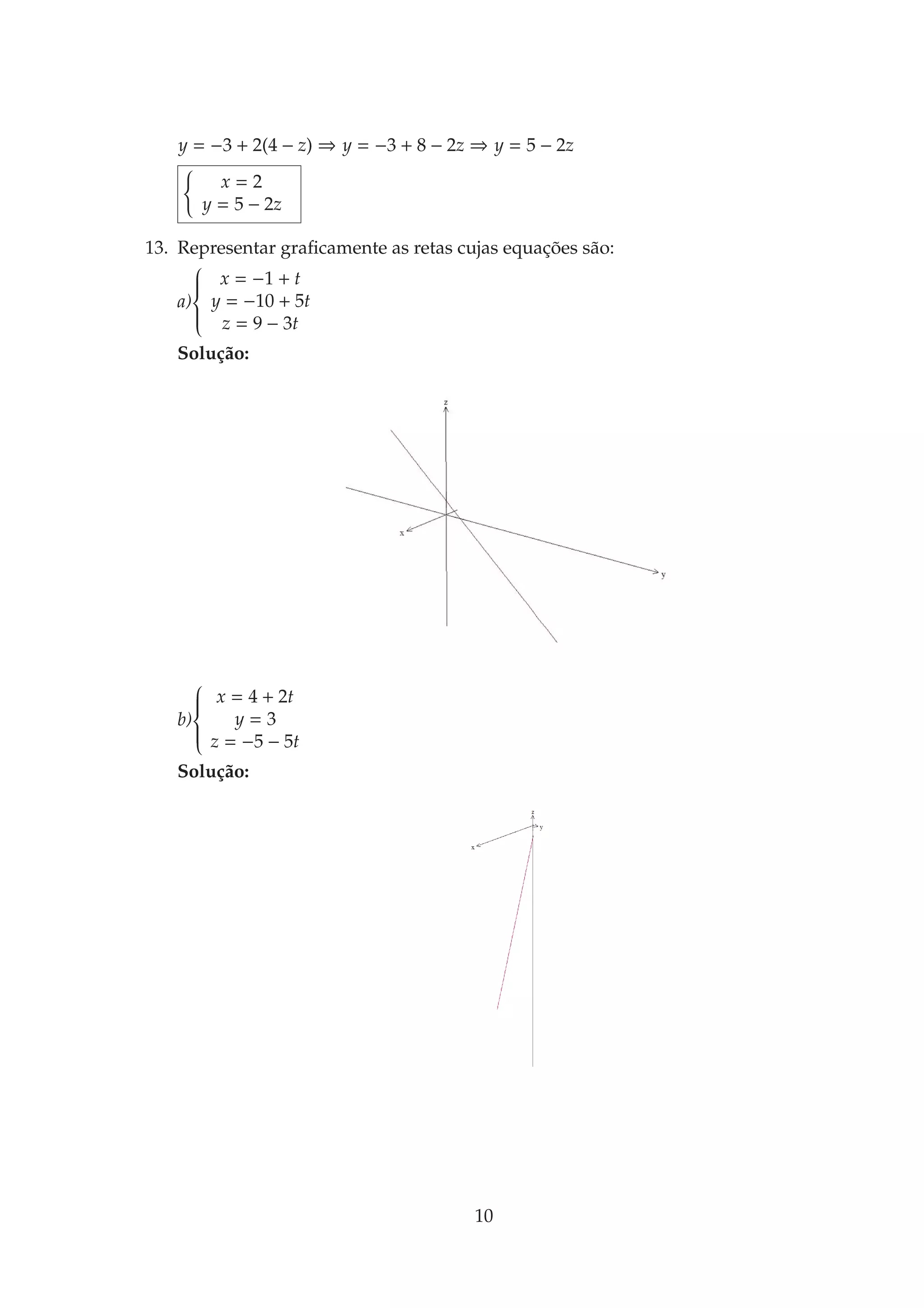 Geometria Analítica exercícios resolvidos