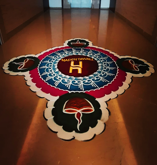 Rangoli Design For Diwali Easy