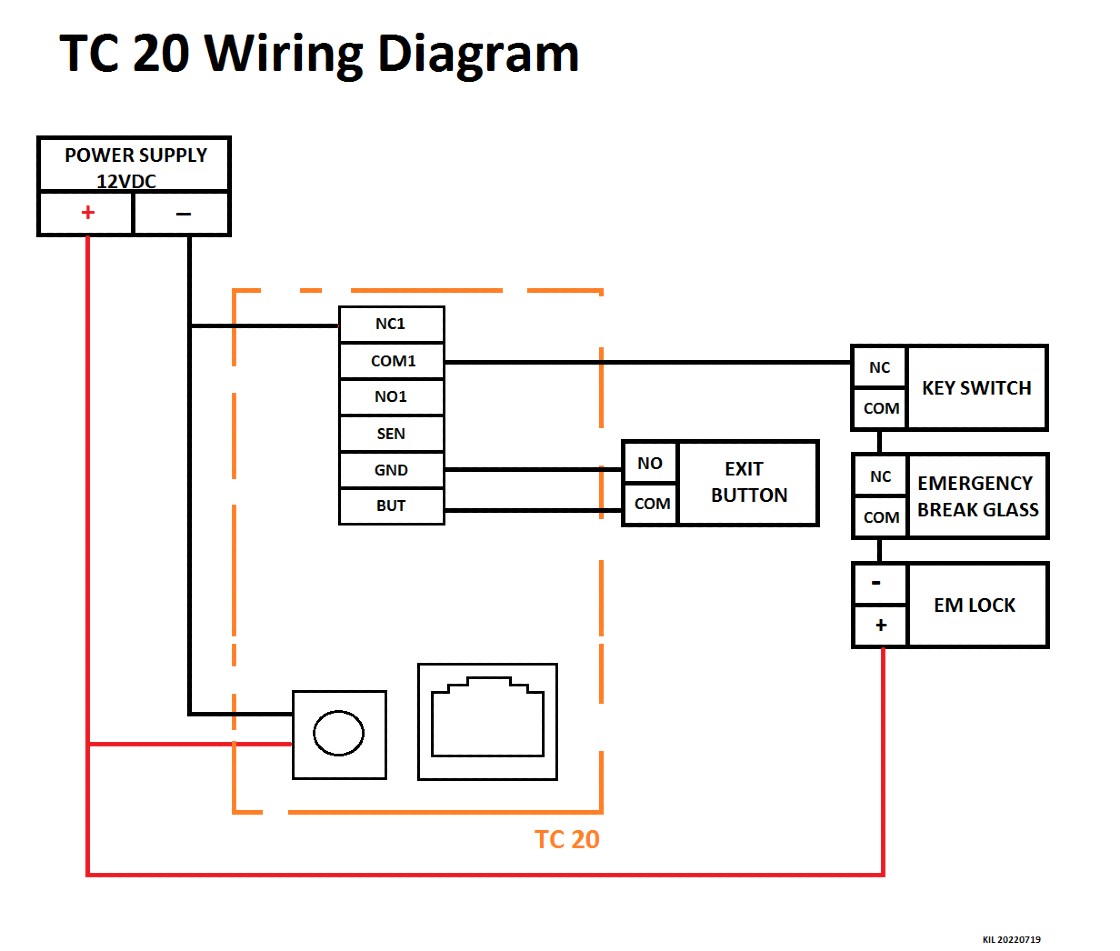 Tc Door Access Wiring Diagram