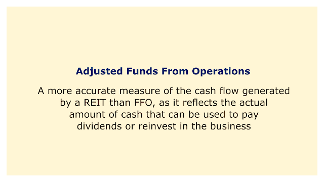 A more accurate measure of the cash flow generated by a REIT than FFO, as it reflects the actual amount of cash that can be used to pay dividends.