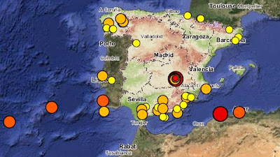 36 réplicas terremoto Albacete