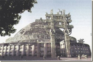 SanchiGateandStupa