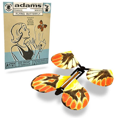 DIY Adams Pranks and Magic Flying Butterfly Card, Classic Novelty Gag Toy 