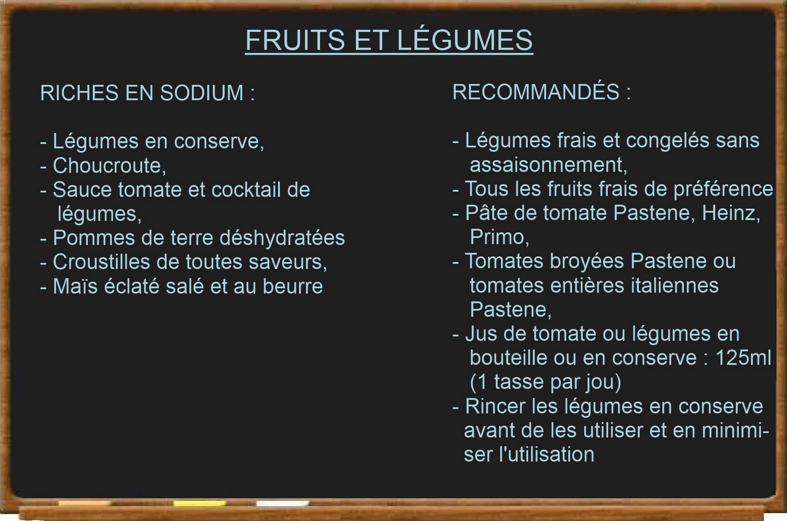 FRUITS ET LéGUMES