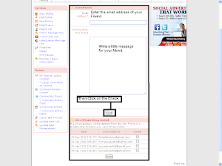 Fill out the form to invite your Friends.