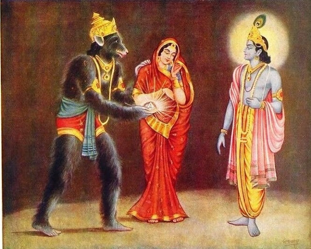 Jamvant ji or shri krishna