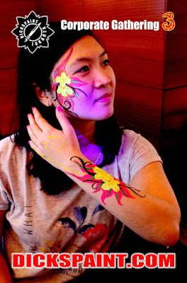 Body Painting UV Glow Jakarta