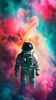 Astronaut Art iPhone Wallpaper 4K is high definition wallpaper and fits your device screen perfectly. Available resolution for mobile devices: 844x1500.