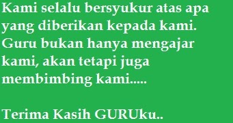 Kata Kata Ucapan Terima Kasih Untuk Guru  Terbaru