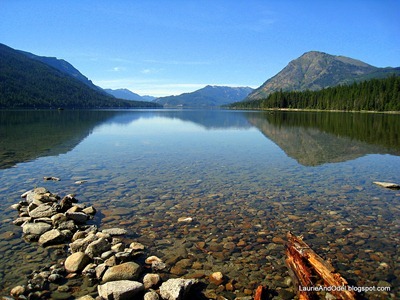 Lake Wenatchee at the state park of the same name.