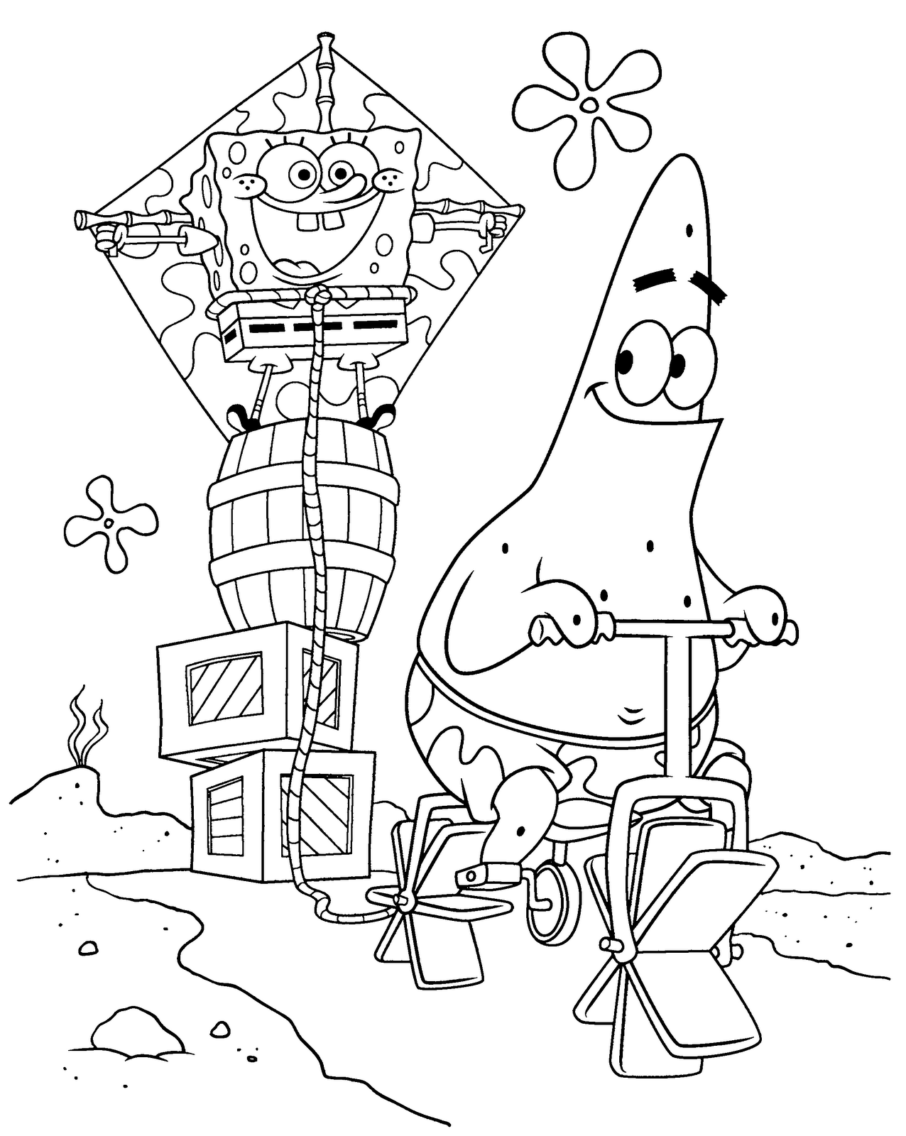 SPONGEBOB COLORING PAGES