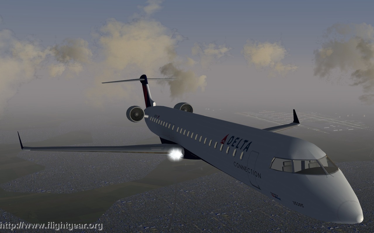 FlightGear : Flight Simulator with Virtual Cockpits