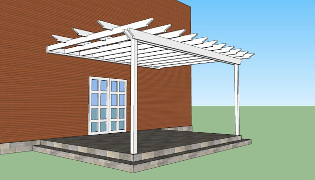 attached pergola design plans ideas