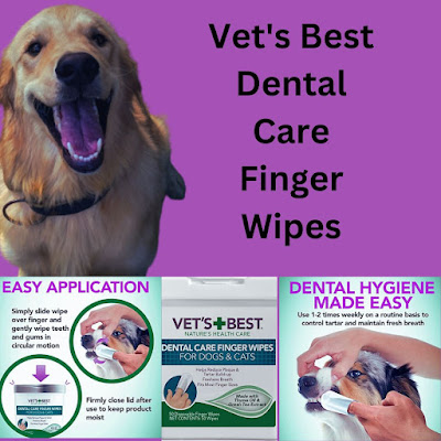 Reviews of dental wipes for dogs , Vet's Best Dental Care Finger Wipes