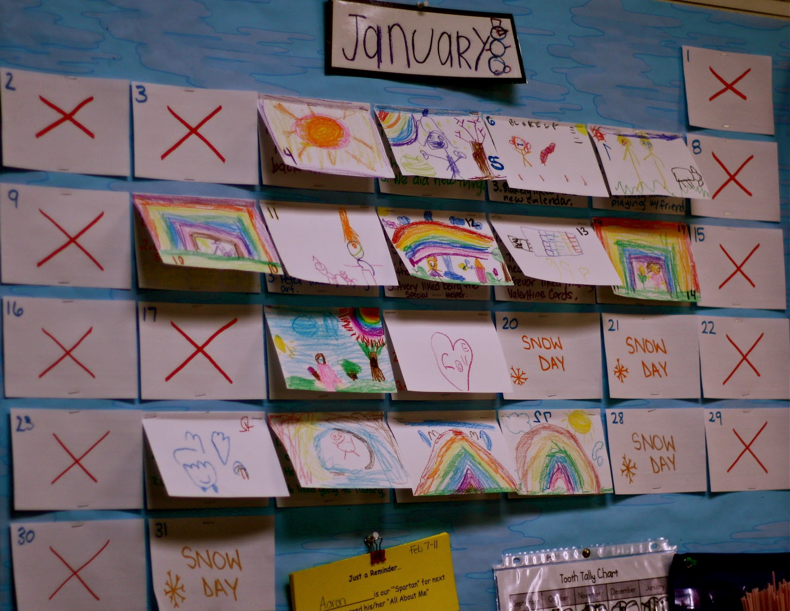 "Reggio Inspired" Child Made Calendar and More! - Fairy 