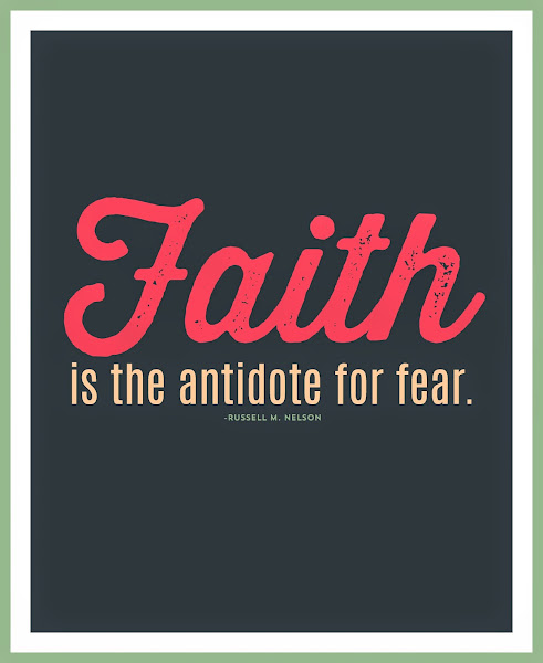 Faith is the Antidote for Fear {Printable} @ Blissful Roots