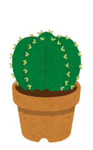 鉢植えのサボテンのイラスト5