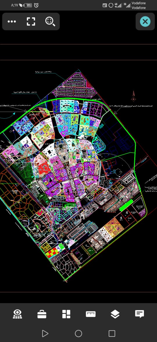 تحميل خريطة العاشر من رمضان Dwg