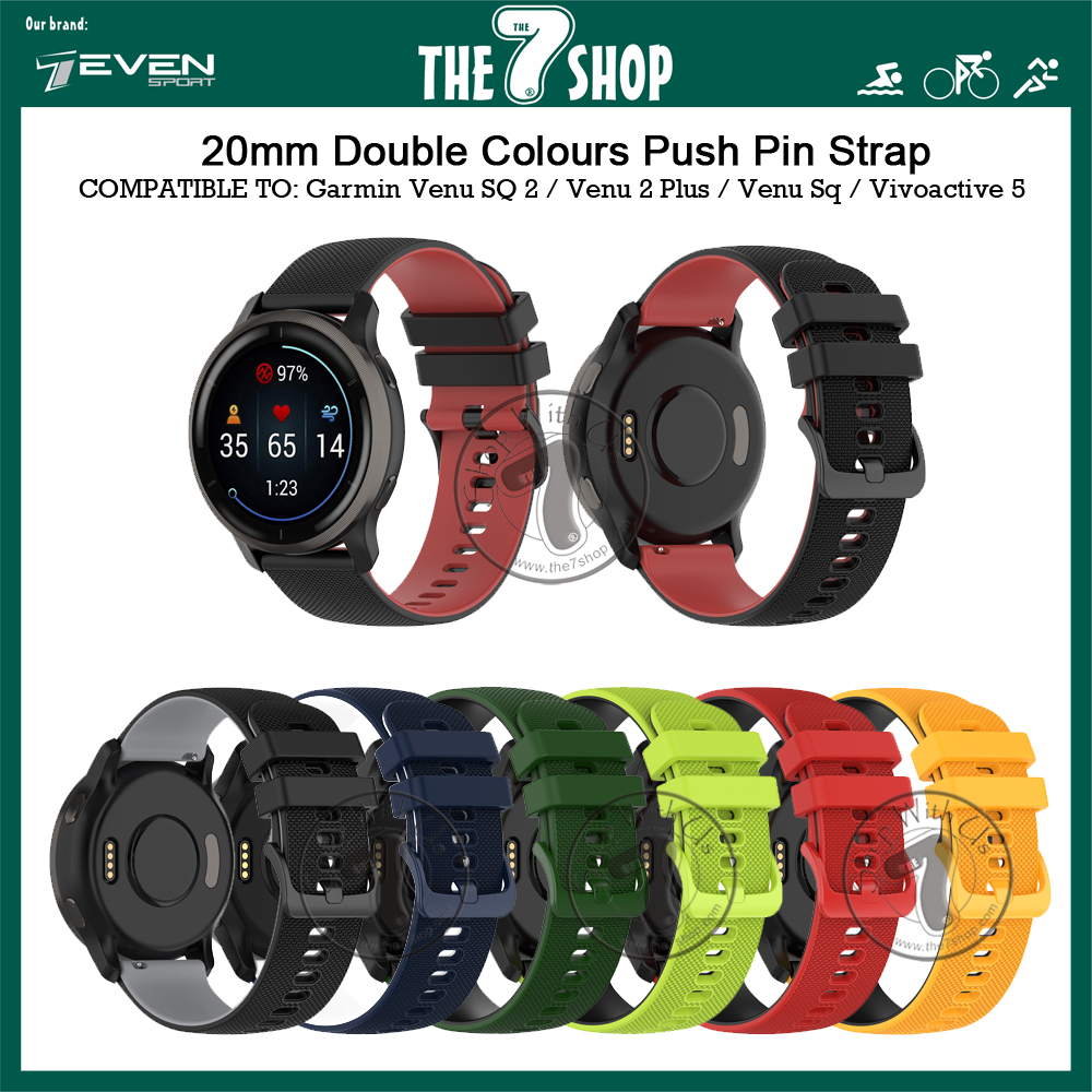 For Garmin Forerunner Sq2 Music 20mm Breathable Two-Color