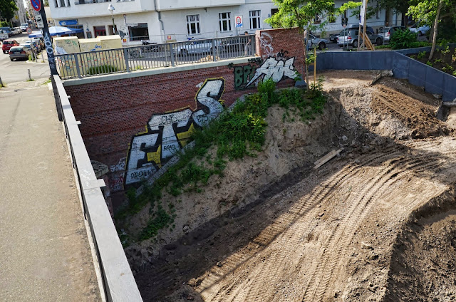 Baustelle Schöneberger Schleife, Nord-Süd-Grünzug, Abschnitt 1, Monumentenstraße / Bautzener Straße, 10829 Berlin, 17.06.2013