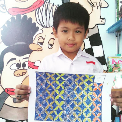 Siswa Kelas 3 Sd Labschool Unnes Belajar Membuat Motif Batik Rifanfajrin Com