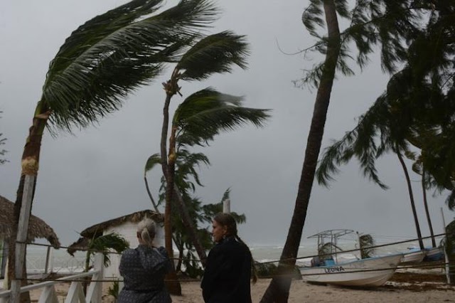 El país recibe desde anoche los efectos de ciclón María