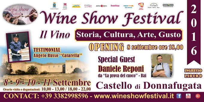 VINO IN SICILIA: AL CASTELLO DI DONNAFUGATA LA 2° EDIZIONE DEL WINE SHOW FESTIVAL 