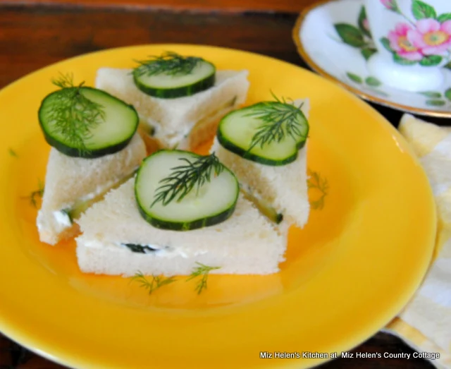 Tuesday Tea Time With Cucumber Tea Sandwiches