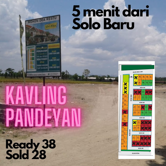 Property Kavling Pandeyan Solo Baru