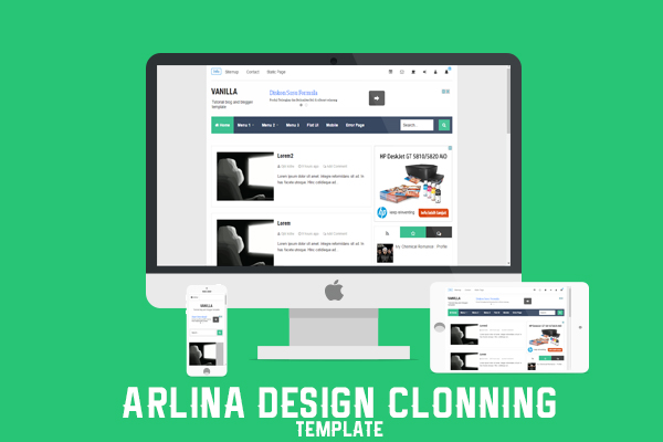 Download Template Arliana Design Gratis