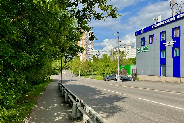 улица Раменки, долина реки Раменки
