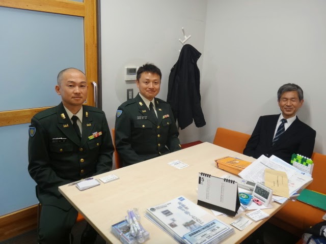 神奈川工科大学 情報工学科 ブログ 自衛隊 広報官の方とお会いしました