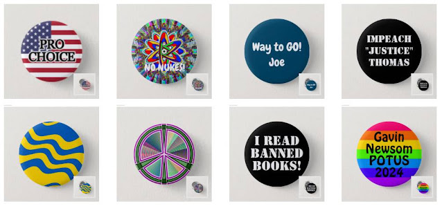 My Buttons For Sale on Zazzle/gregvan