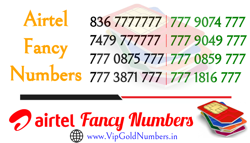 Airtel Fancy Numbers 777