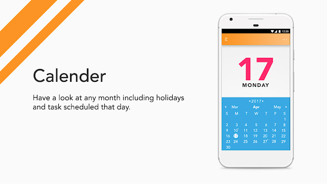Android app UI and UX : bud Calender