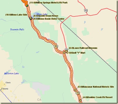 Vacation 2012 - Day 2 - Map