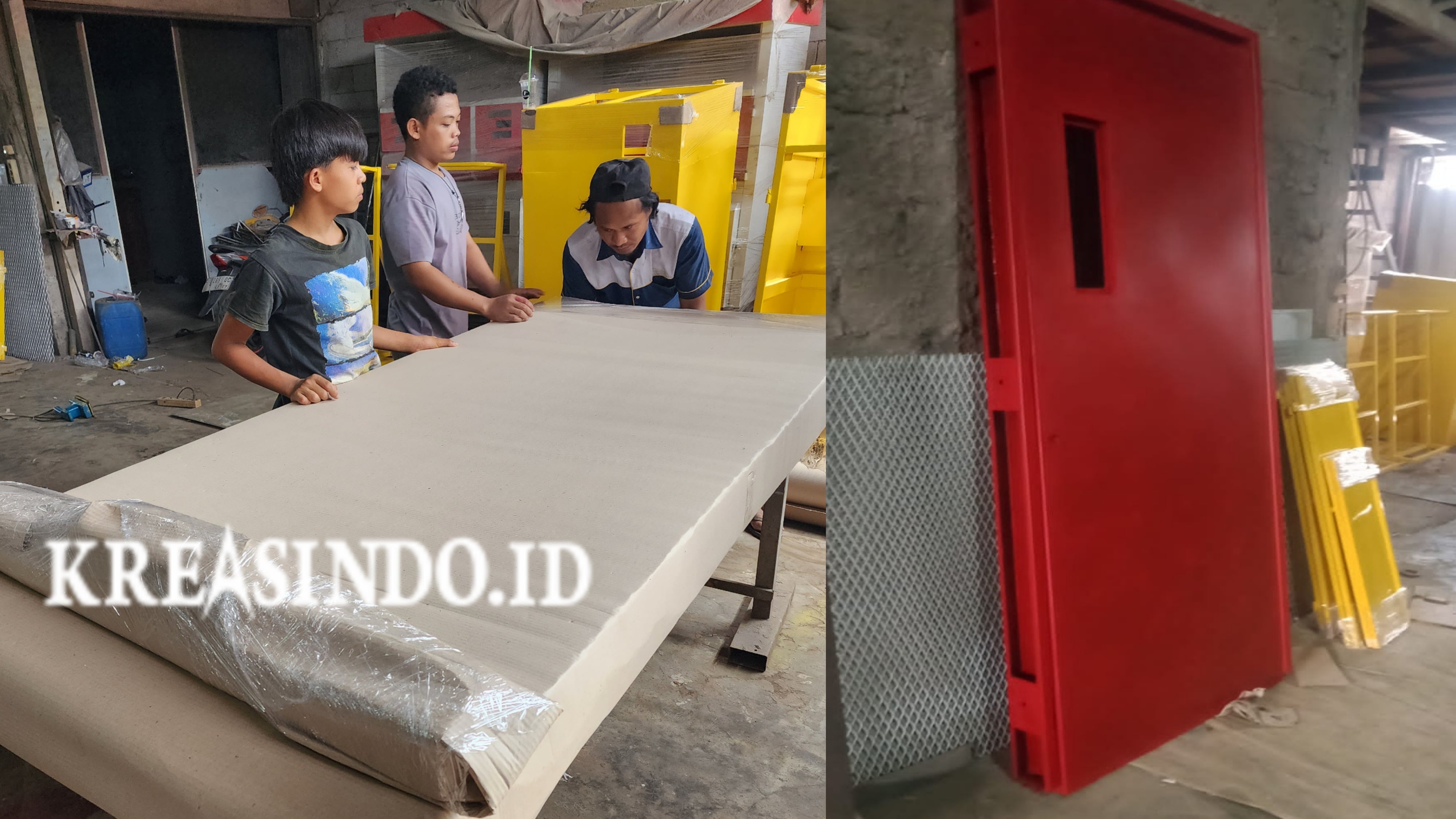 Pintu Emergency pesanan Bpk Eko untuk di Bandar Lampung