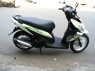 Modif ban lebar , motor vario modif ban